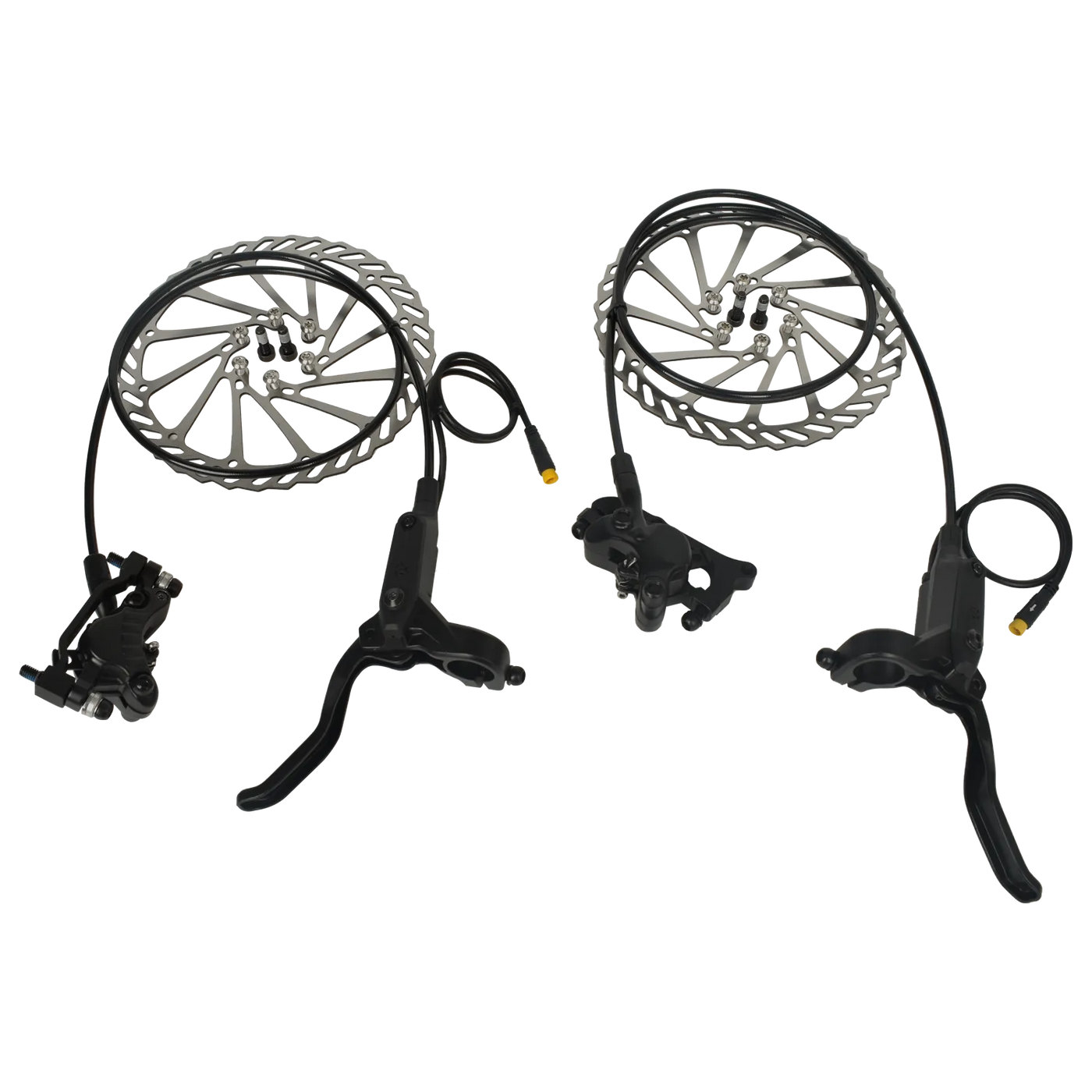 Generic Pair Hydraulic disc brakes with power cutoff Electrify Bike