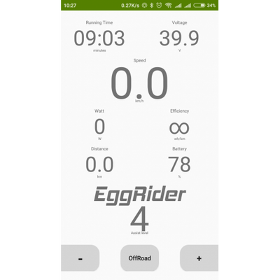 EggRider V2 -- Bluetooth Display for Bafang BBSHD and BBS02
